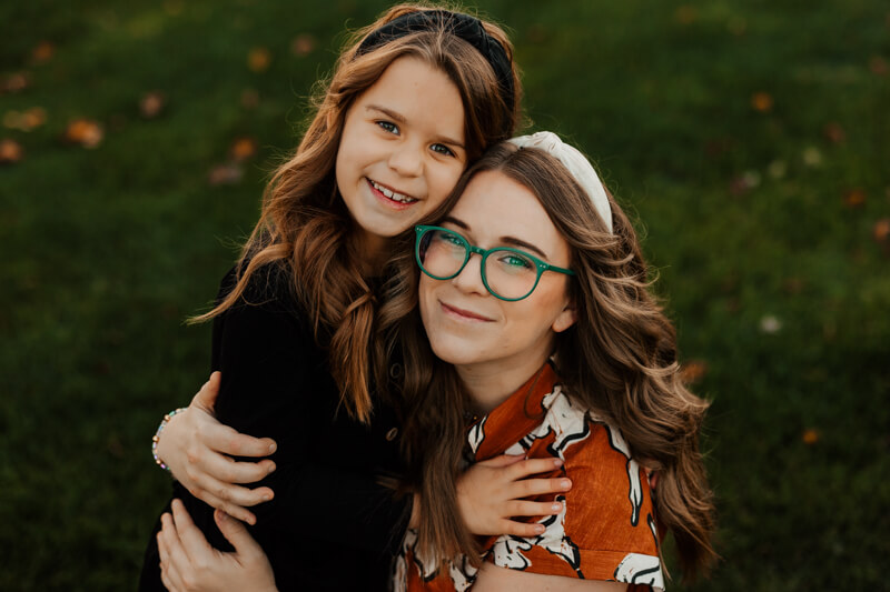 Holly and Ryan Gauper with their daughters during a family session Grand Rapids Michigan